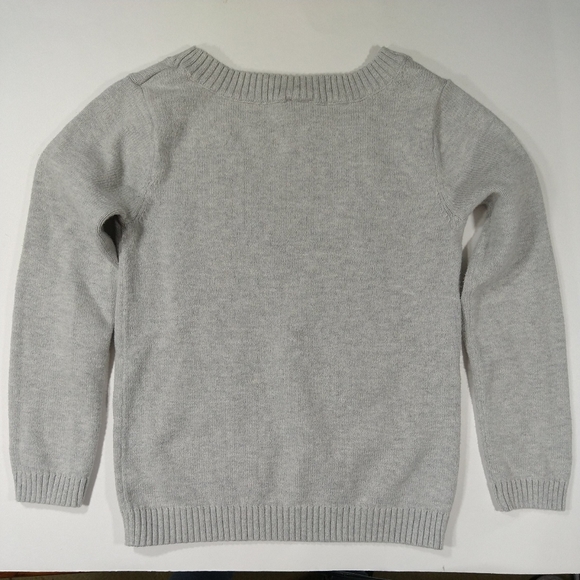 Girls Sweater Size 5 Gray Love Carters Long Sleeve - Picture 13 of 14